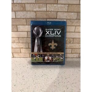 NEW Sealed SUPER BOWL XLIV 44 CHAMPIONS New Orleans Saints NFL Blu-ray